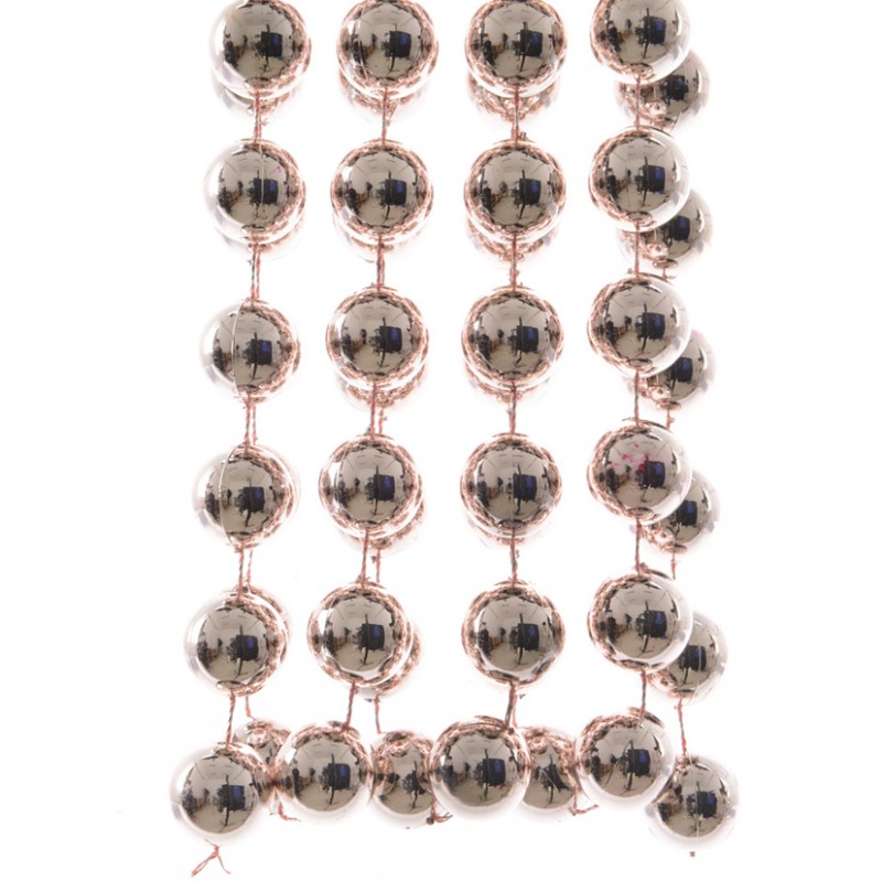 Filo perle plastica mm20x270cm-blush pin