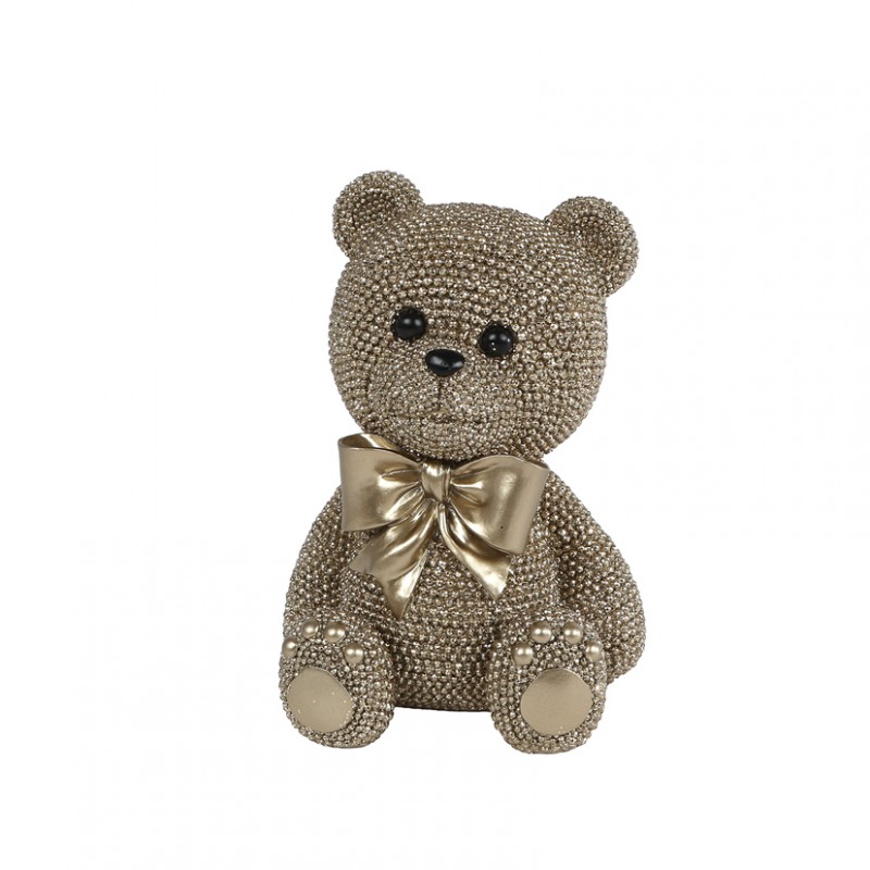 012632 | ORSO GLITTER 12,5X11X17,5cm - gold