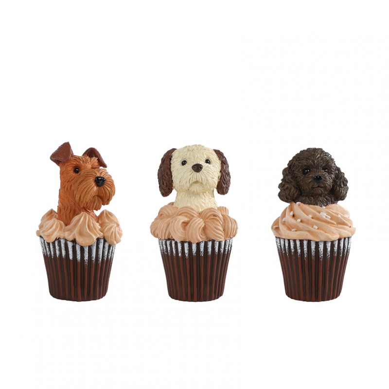 012681 | CANE CUPCAKE H10,5cm 3mod. ass.