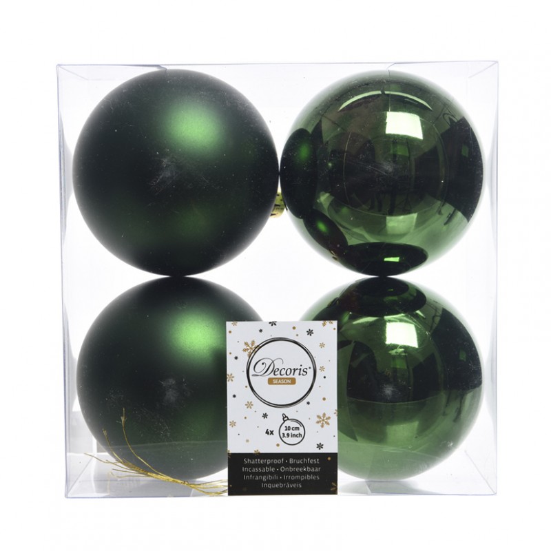 Ball box pcs 4 mm 100-pine green