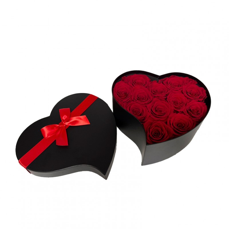 05178034 | ROSA STABILIZ.D6 BOX CUORE 12pz-rosso