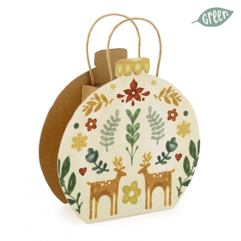 0967B.1310.90 | BUSTA FOLKY XMAS carta 18X18cm 5pz