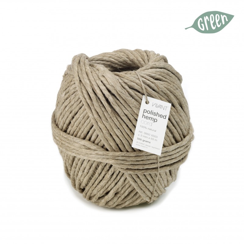 0992.6503.72 | N/CANAPA 65mtX3,3mm - naturale