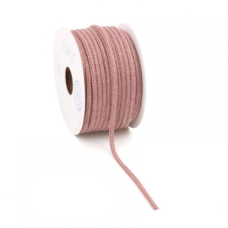 N/papery cord 4,5mm 25mt - marble rosa