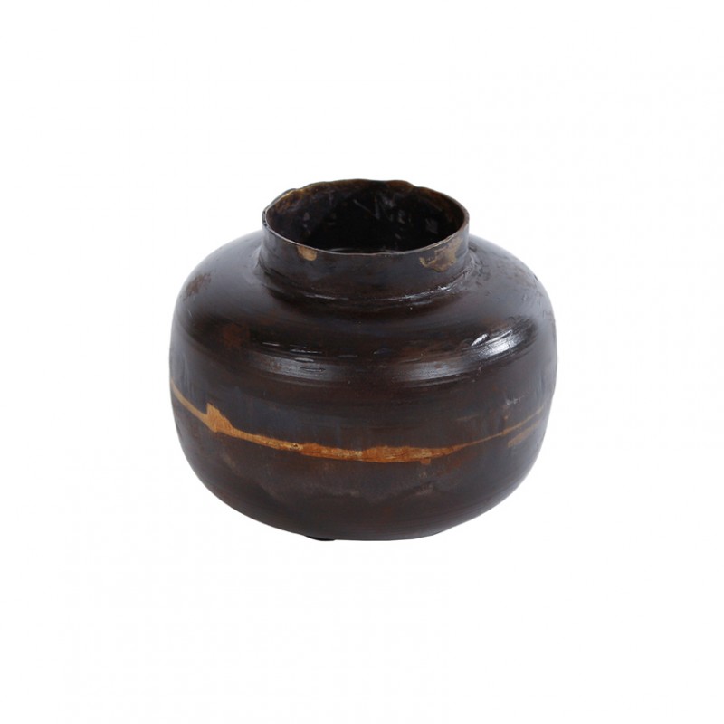 100559 | PORTACANDELA HIDDE 8X8X6cm - brown