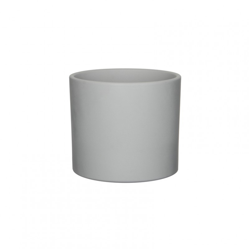1035830 | VASO ERA D19,5 H17,5 cm - light grey mat