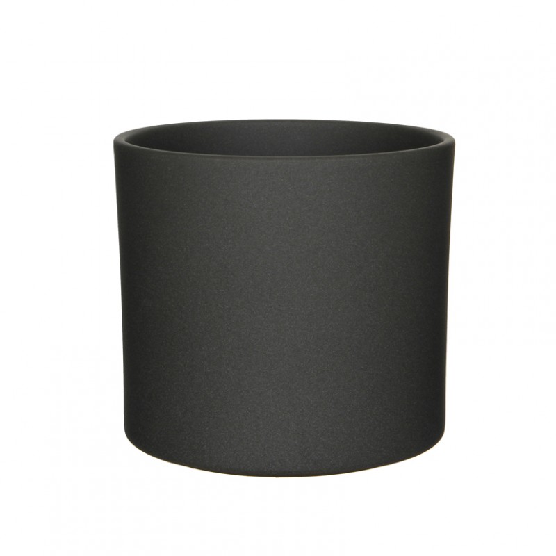 1035850 | VASO ERA D28 H26 cm - dark grey matt