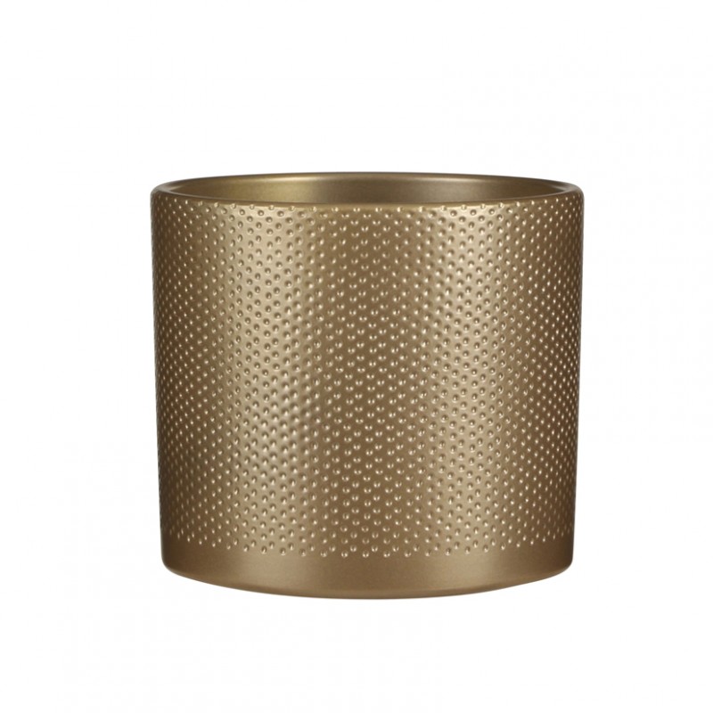 1059870 | VASO ERA D19,5 H17,5cm - gold relief