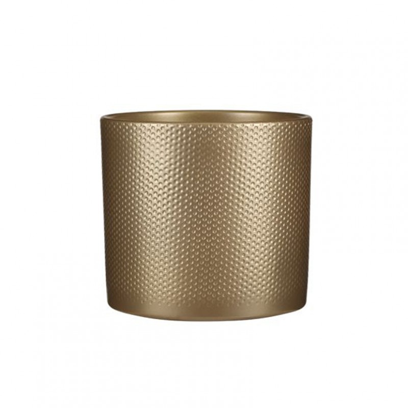 1059871 | VASO ERA D23 H21,5 cm -gold relief