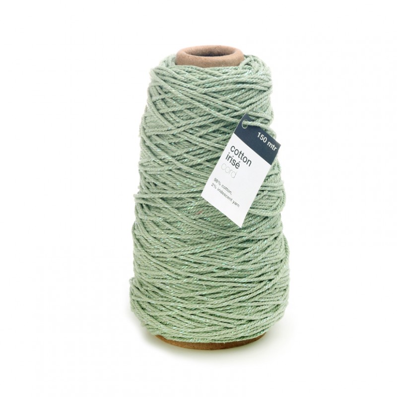 Cotton irise cord 150mtx3mm -verde nilo
