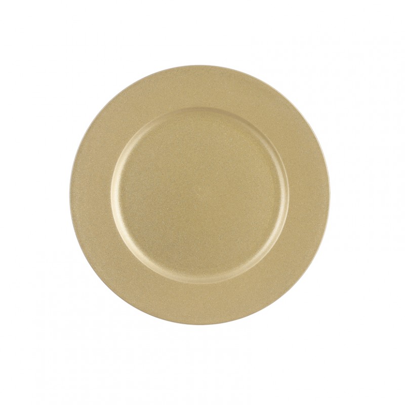 1077203 | SOTTOPIATTO MILA CM 33 - gold glitter