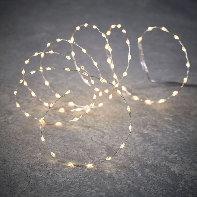 1087958 | FASCIO LUCI 90 LED 1,6mt -white -batt
