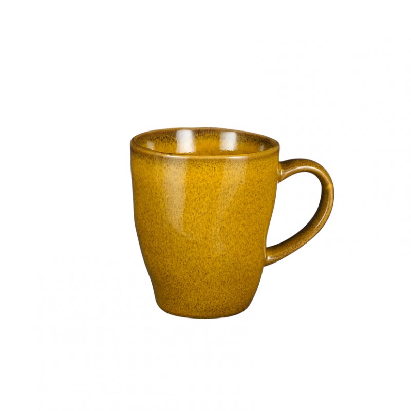 1125424 | TAZZA TABO D7,5 H8,5 cm - ochre
