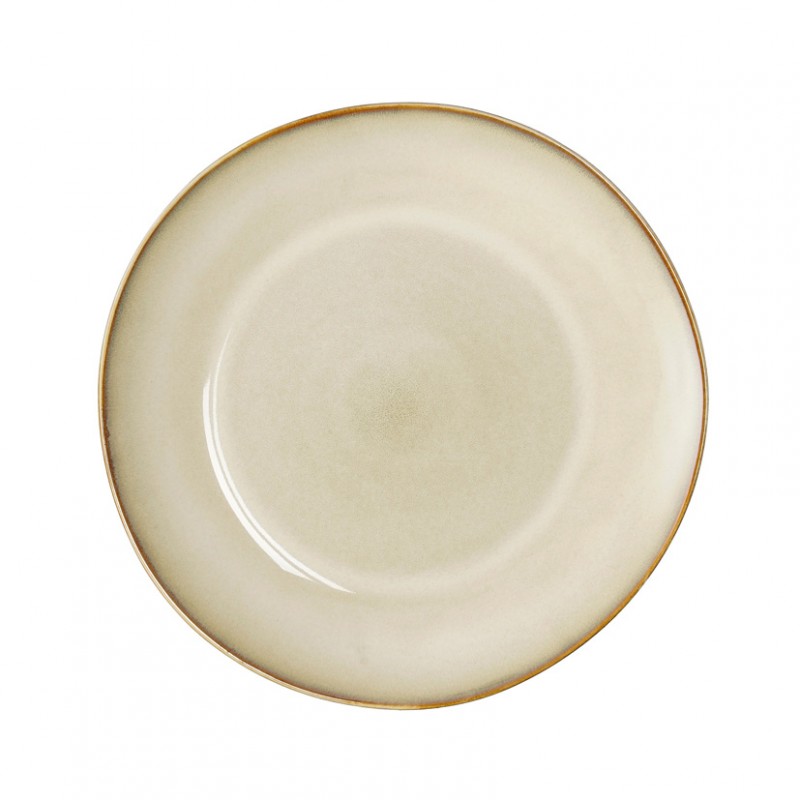 Piatto racco ceramica d26,5 - beige