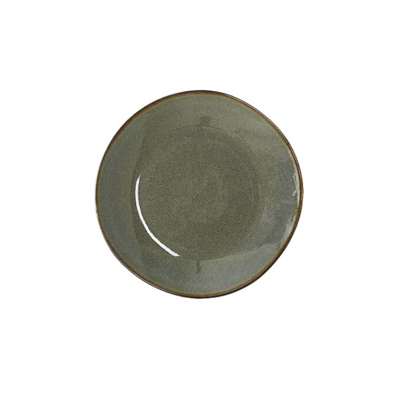 Piatto racco ceramica d20,5 - green