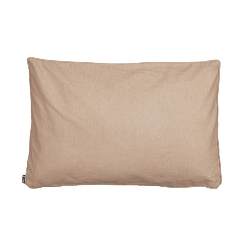 Cuscino cotone/poliest. 60x40 - beige