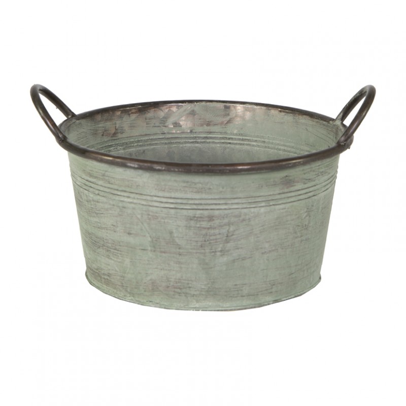 118157 | SECCHIELLO METALLO D35 H17-old green