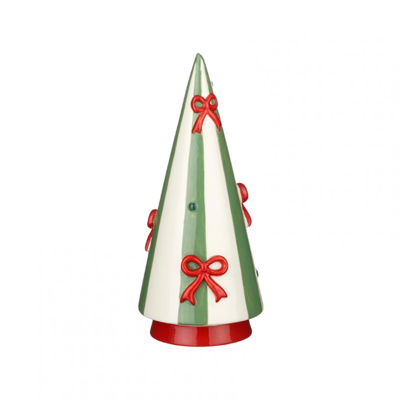 1201102 | ALBERO CONO ceramica D14 H32,5 - green