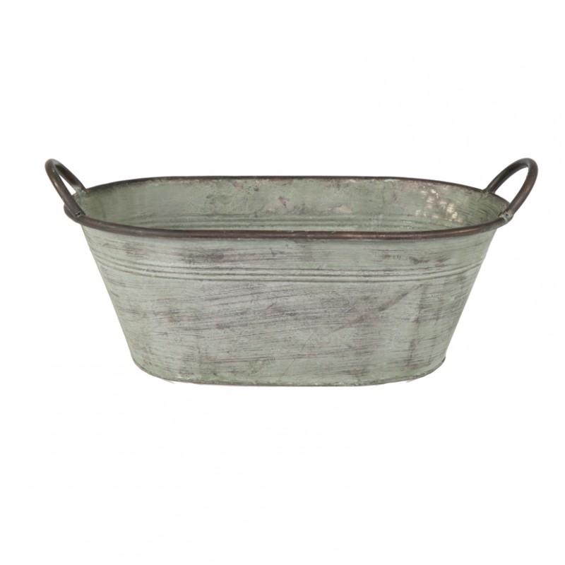 120289 | SECCHIELLO METALLO 49,5X27,5 H16-old gre
