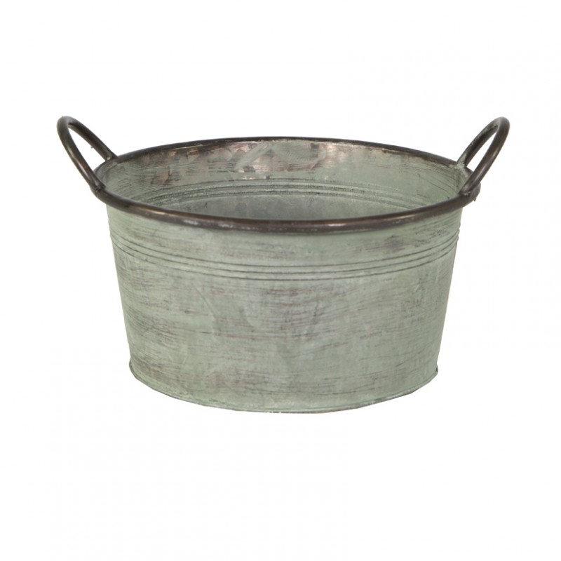 120294 | SECCHIELLO METALLO D41 H20-old green