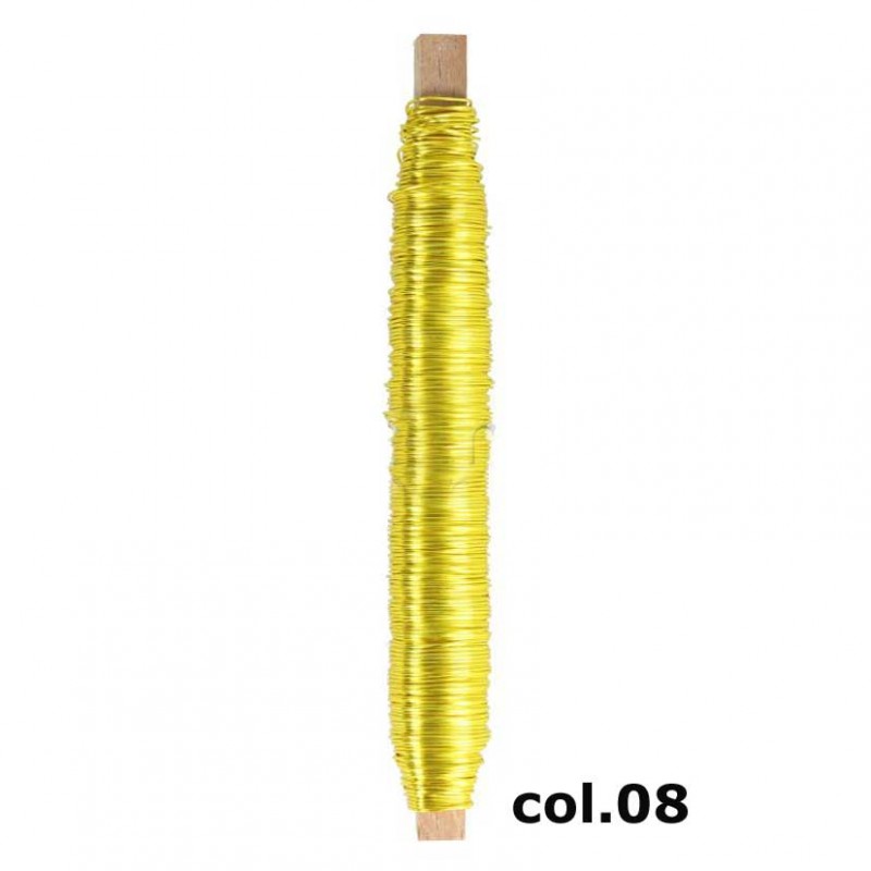 Filo laccato 0,50mm 50mt/100gr-yellow