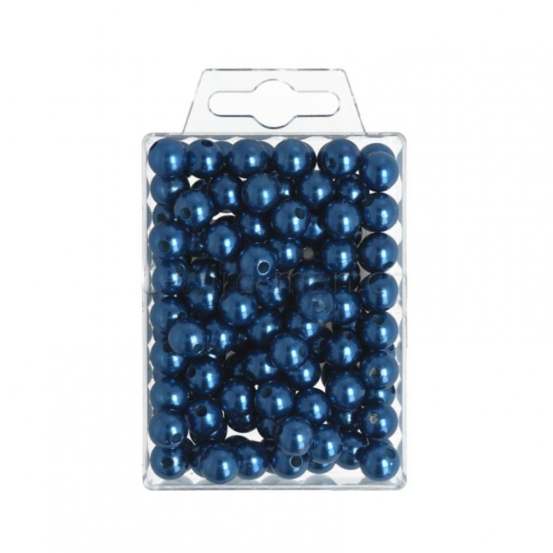 Box perle mm10 115 pz - blu