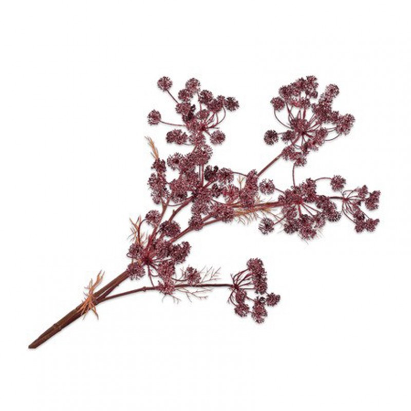 Fiore di carota ramo h107cm si -burgundy