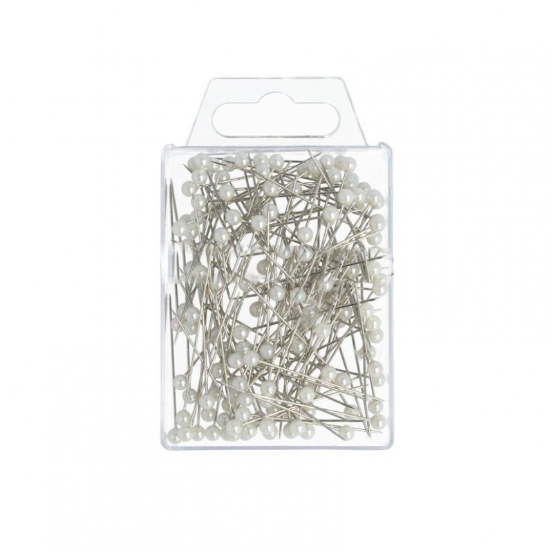 S4BIANCO | SPILLI C/PERLA MM4 MM40 150pz-bianco