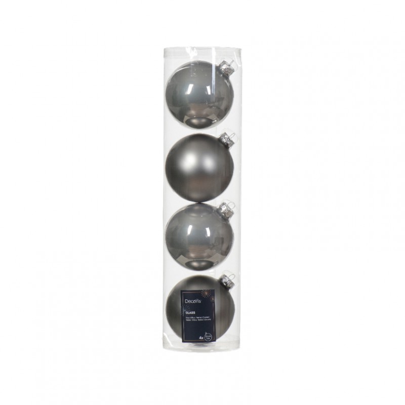 Box sfere vetro pz4 d100mm - marble grey