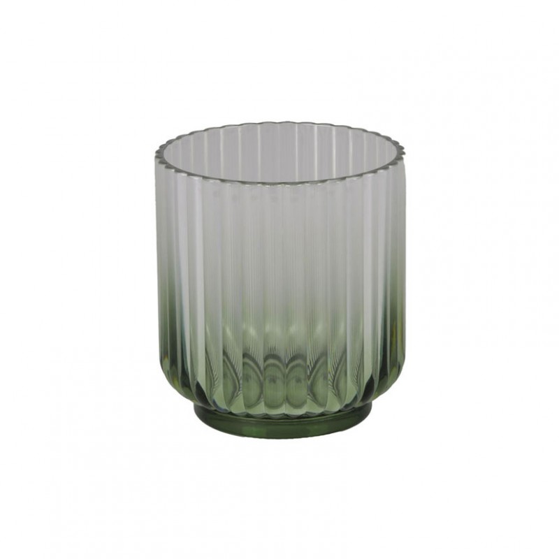 Bicchiere plastica d9 h10cm - verde