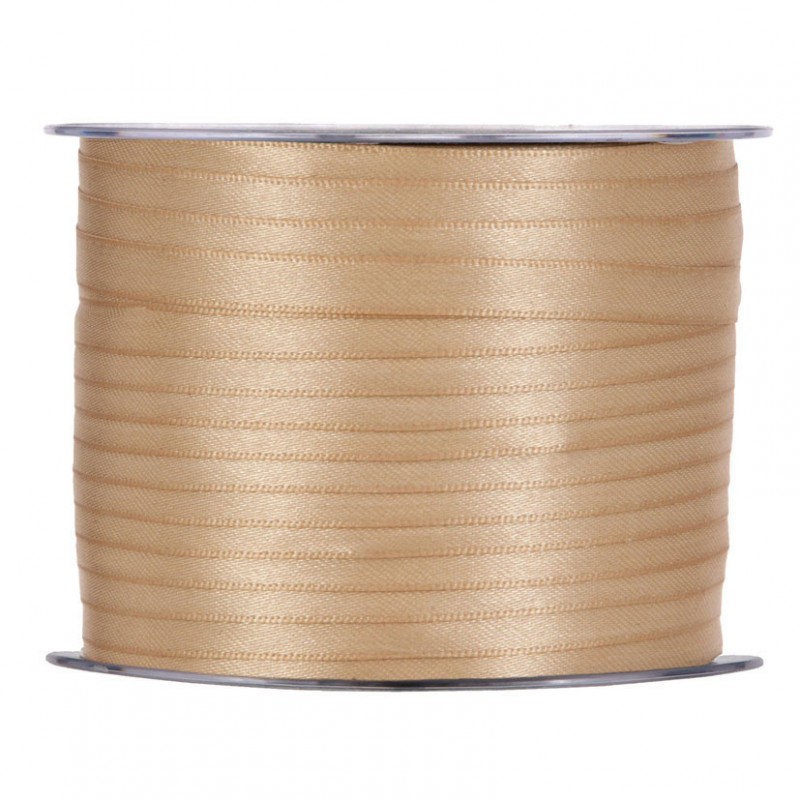 N/raso 3mm 100mt - light gold