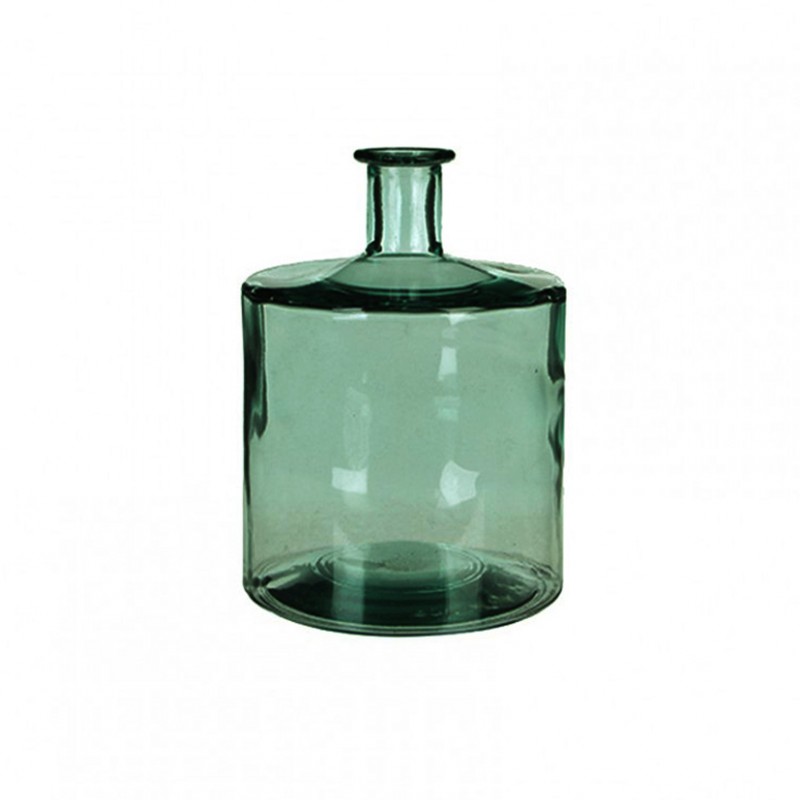 147660 | BOTTIGLIA VETRO GUAN D21 H26cm -green