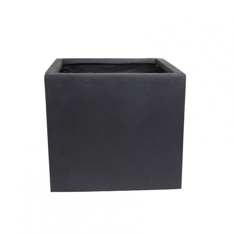 Vaso fiberclay amfa d28 h26-black b