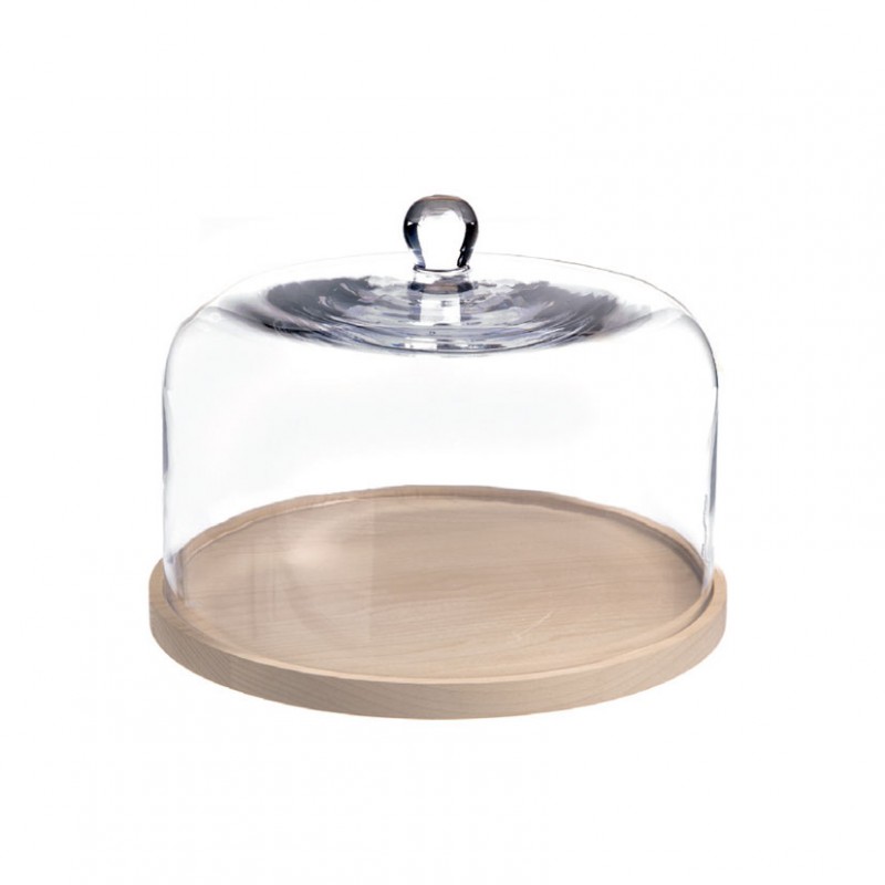 16-1245-MDF | CAMPANA VETRO D31,5 H21,5 cm c/base