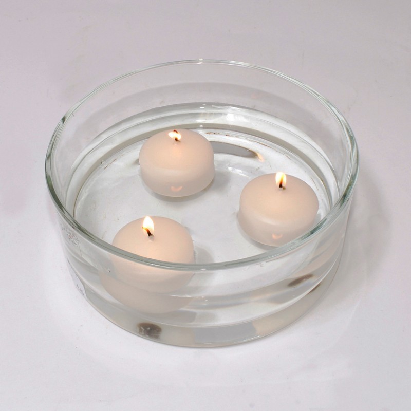 Candele galleggianti pz 28 -crema