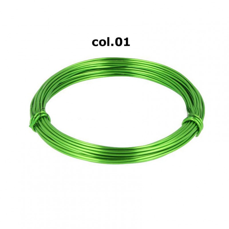 Filo allum. 2mm 12m 100gr-apple green