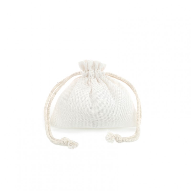 2019F.0909.70 | SACCHETTO COTTON 9X9cm 10pz - crema