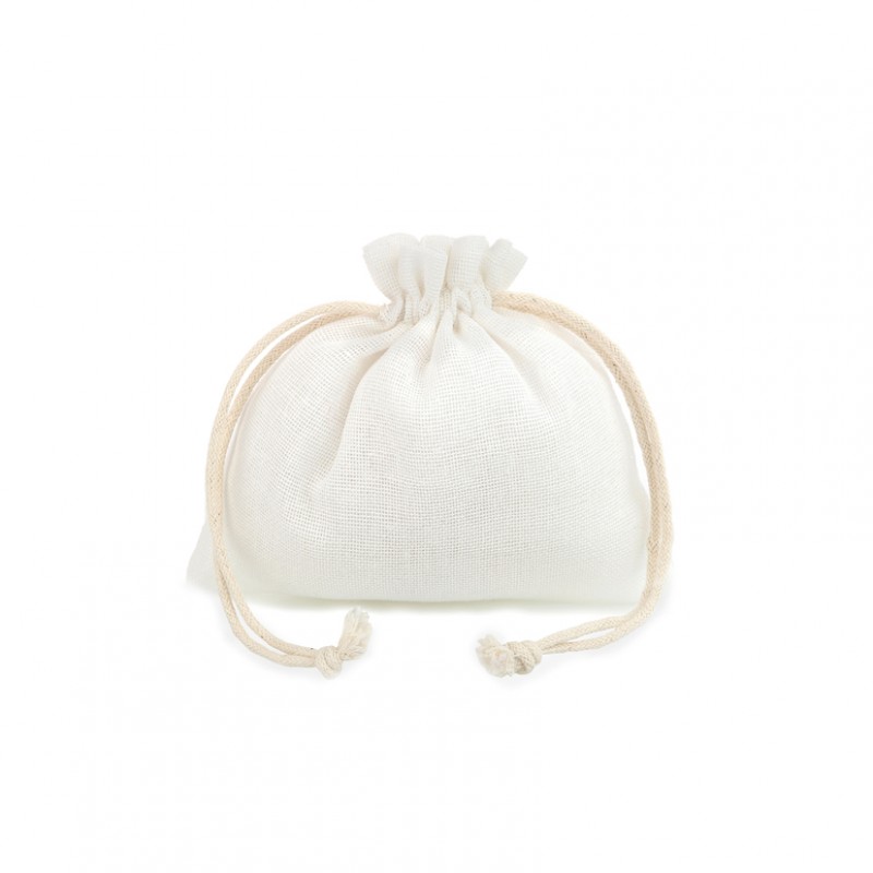 2019F.1212.70 | SACCHETTO COTTON 12X12cm 10pz -crema