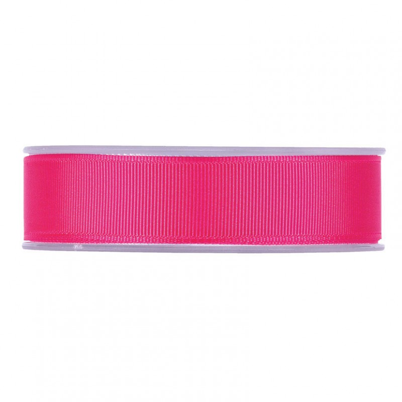 N/gros grain 25mm 20mt - fucsia