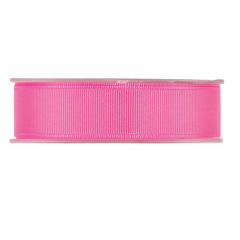 N/gros grain 25mm 20mt-fucsia neon