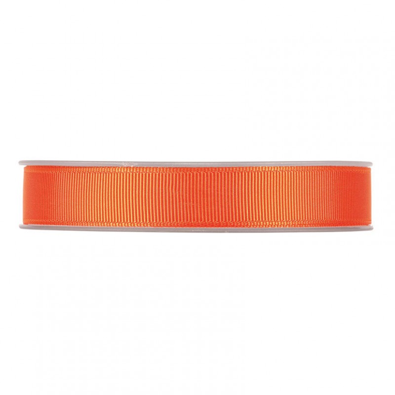 N/gros grain 15mm 20mt - orange