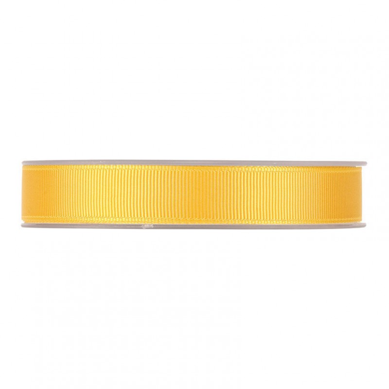 N/gros grain 15mm 20mt - yellow