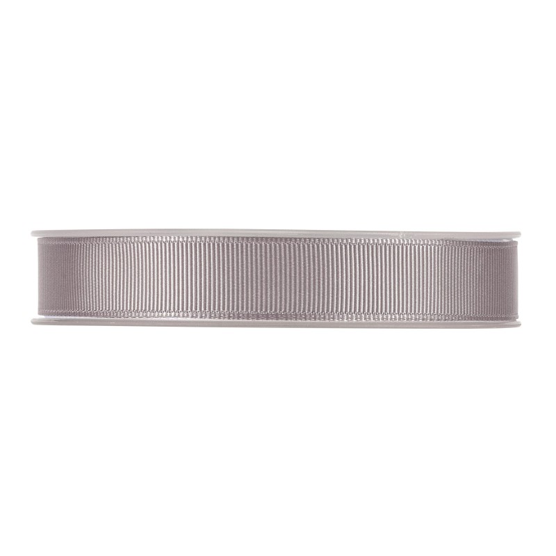 N/gros grain 15mm 20mt -grey