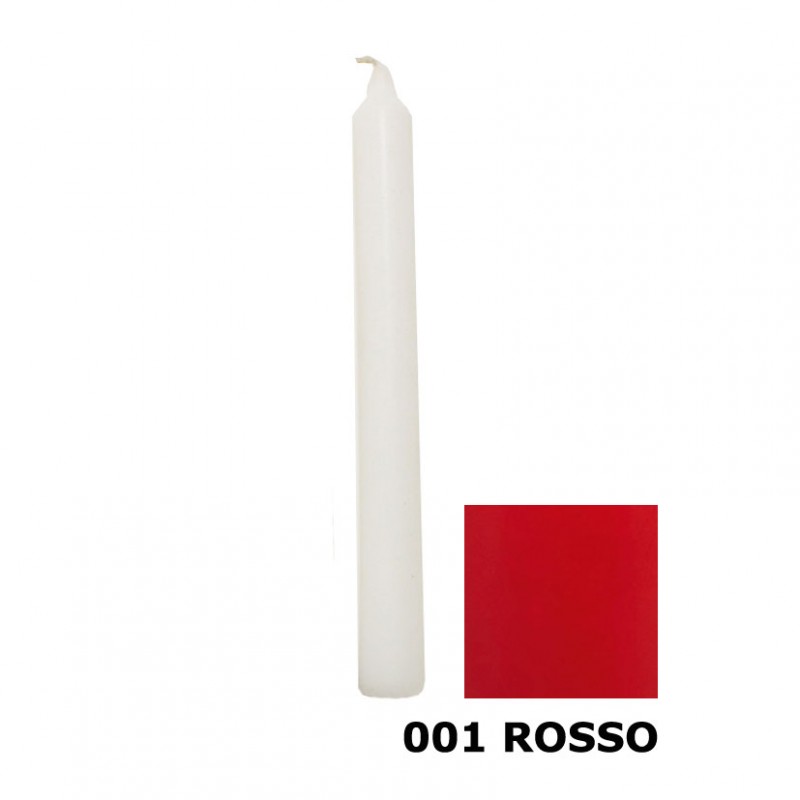 Candele mm185x21 pz50 (185/21) -rosso