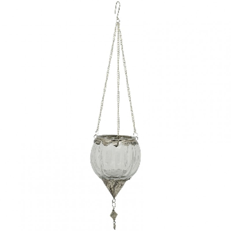 240711 | PORTACANDELA VET/MET. DA APP.11X11X15cm-