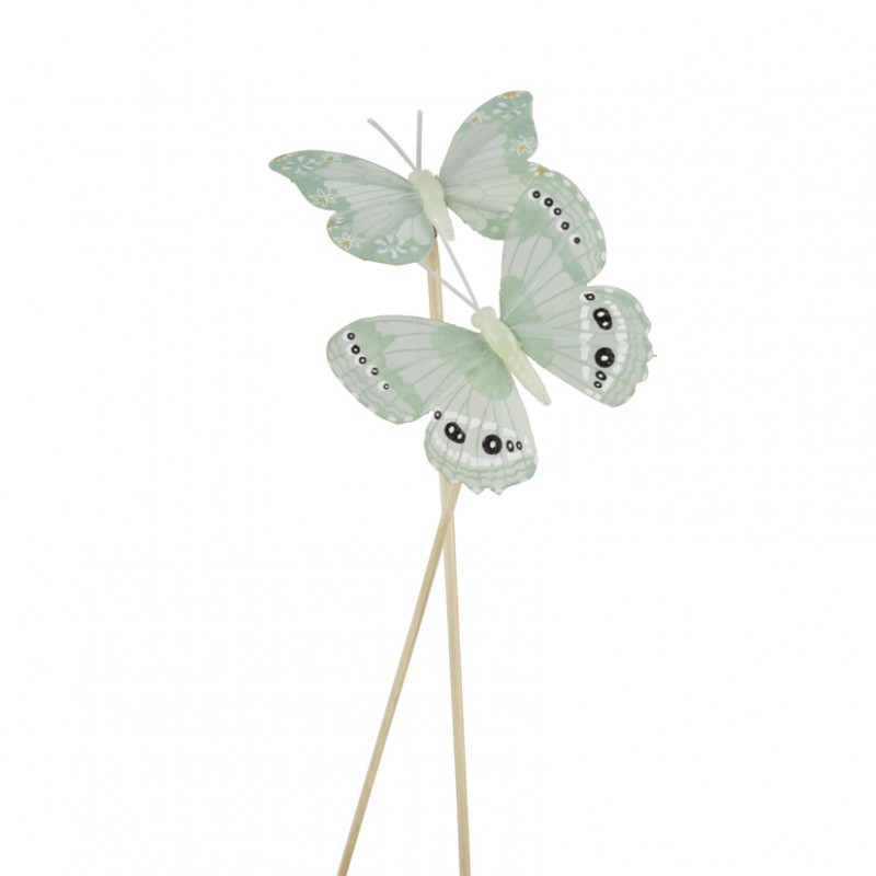 Pick farfalla h30,8cm 12pz - grun