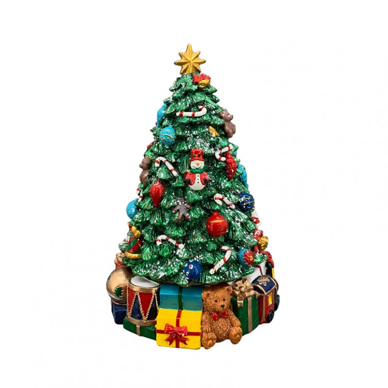 256819 | ALBERO CARILLON RESINA 15X14 H23cm
