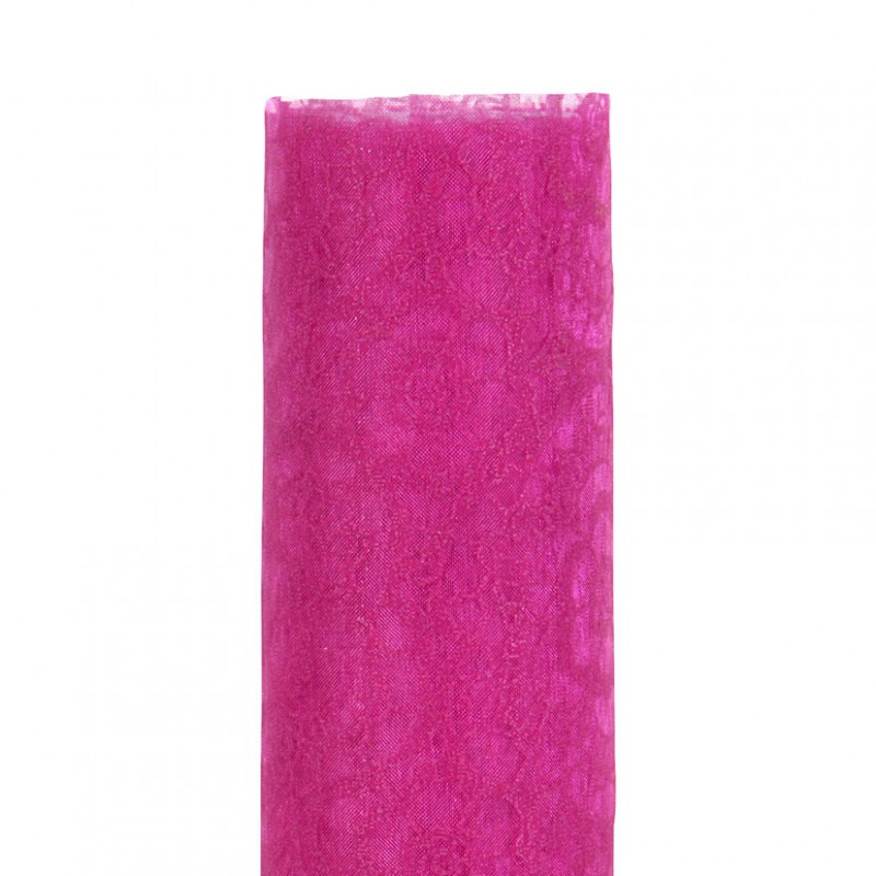 Organza flocked 96cmx5mt