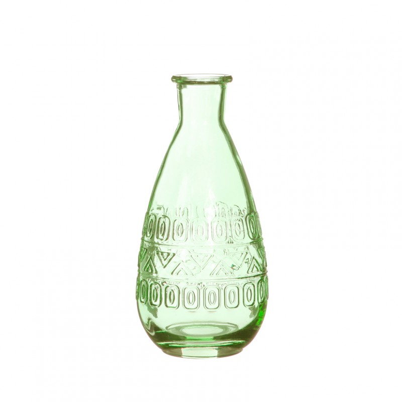 Bottiglia vetro rome d7,5 h15,8 cm green