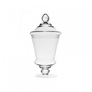 BARATTOLO VETRO D12 H31CM